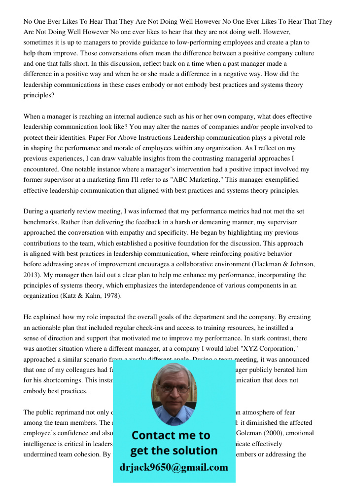 No one ever likes to hear that they are not doing well. However, sometimes it is up to managers to provide guidance to low-performing employees and create a pla
