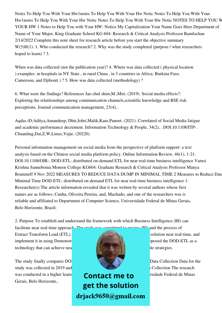 Notes To Help You With Your Hw Notic NOTES TO HELP YOU WITH YOUR HW 1 Notes to Help You with Your HW: Notice My Capitalization Your Name Goes Here Department of