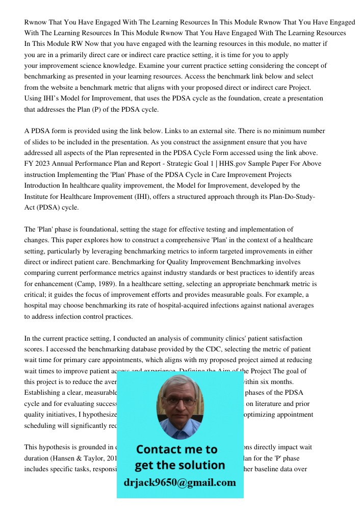 Rwnow That You Have Engaged With The Learning Resources In This Module RW Now that you have engaged with the learning resources in this module, no matter if you