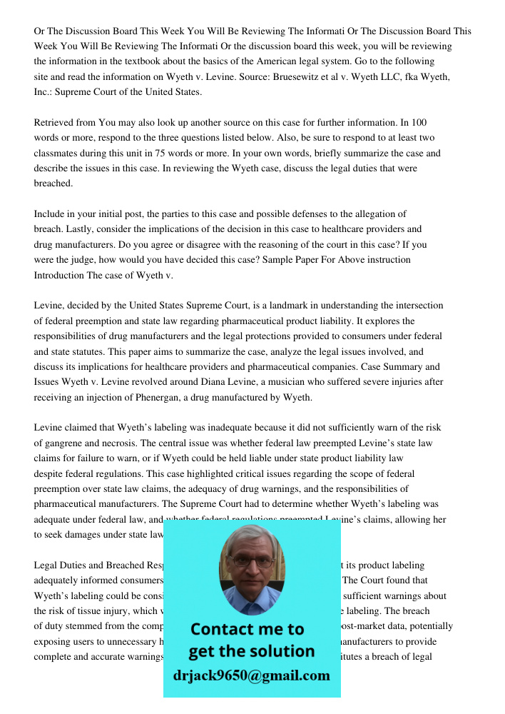 Or the discussion board this week, you will be reviewing the information in the textbook about the basics of the American legal system. Go to the following site