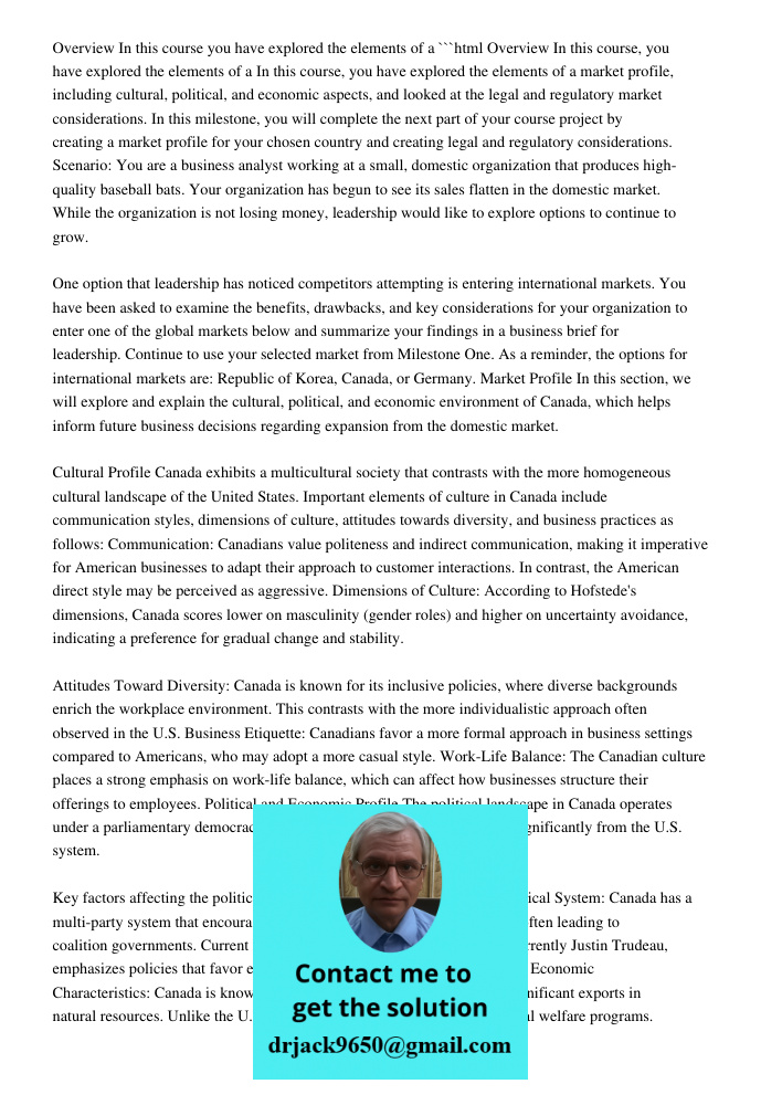 Overview Of Course Elements You Have Explored