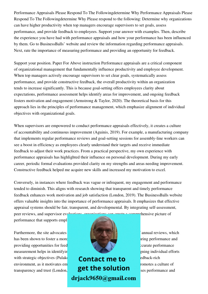 Please respond to the following: Determine why organizations can have higher productivity when top managers encourage supervisors to set goals, assess performan