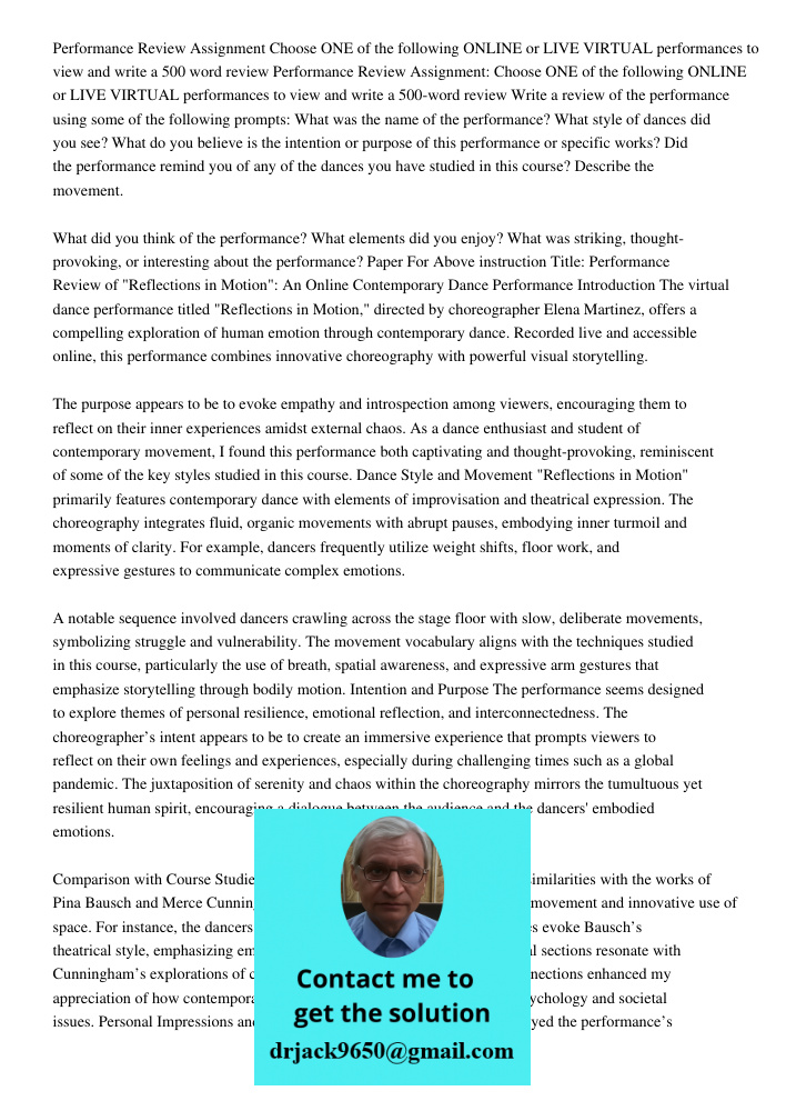 Write a review of the performance using some of the following prompts: What was the name of the performance? What style of dances did you see? What do you belie