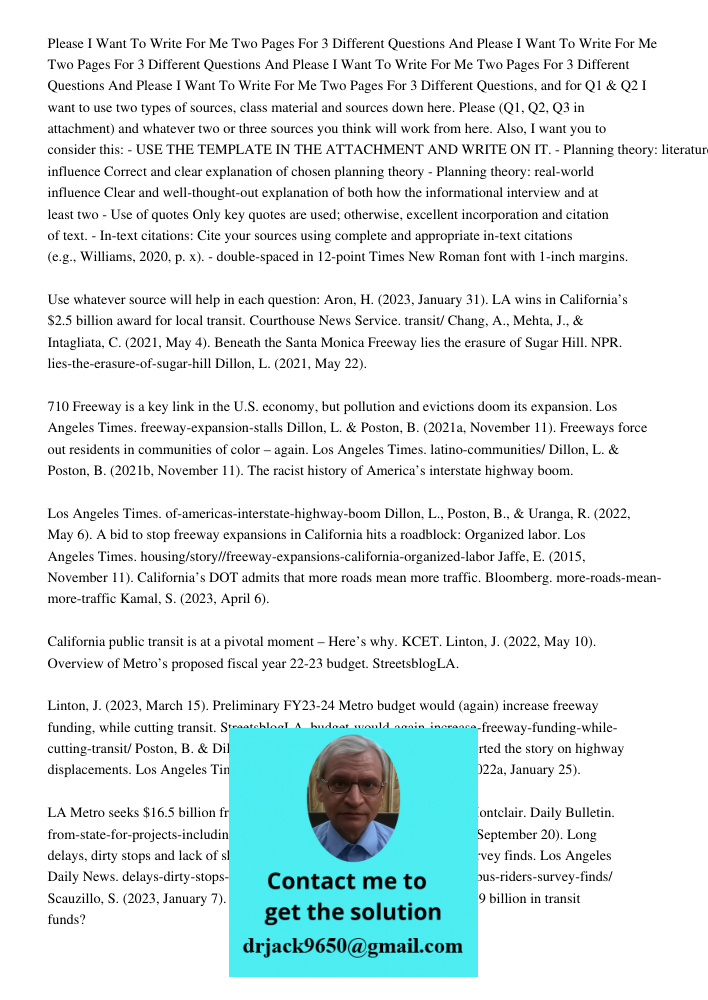 Please I Want To Write For Me Two Pages For 3 Different Questions And Please I Want To Write For Me Two Pages For 3 Different Questions, and for Q1 & Q2 I want 