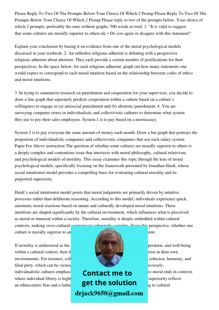 Please reply to two of the prompts below. Your choice of which 2 prompts, preferably the ones without graphs. 500 words in total. 1. “It is valid to suggest tha