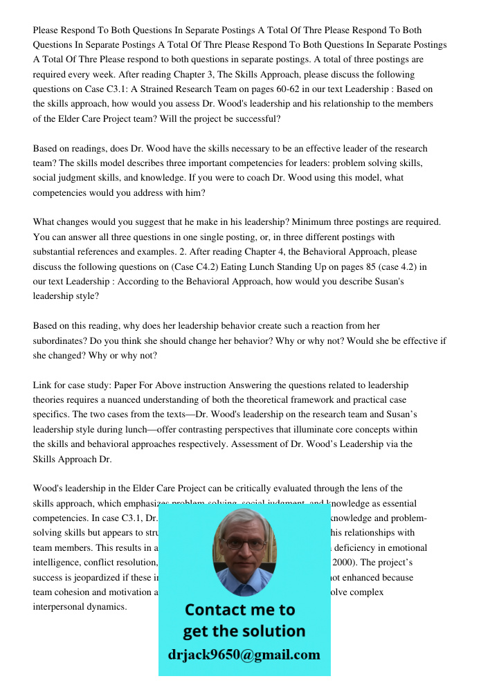 Please Respond To Both Questions In Separate Postings A Total Of Thre Please respond to both questions in separate postings. A total of three postings are requi