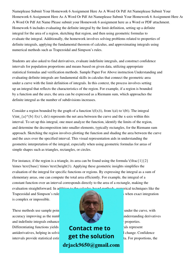 Nameplease Submit Your Homework 6 Assignment Here As A Word Or Pdf Att Name Please submit your Homework 6 assignment here as a Word or PDF attachment. Homework 