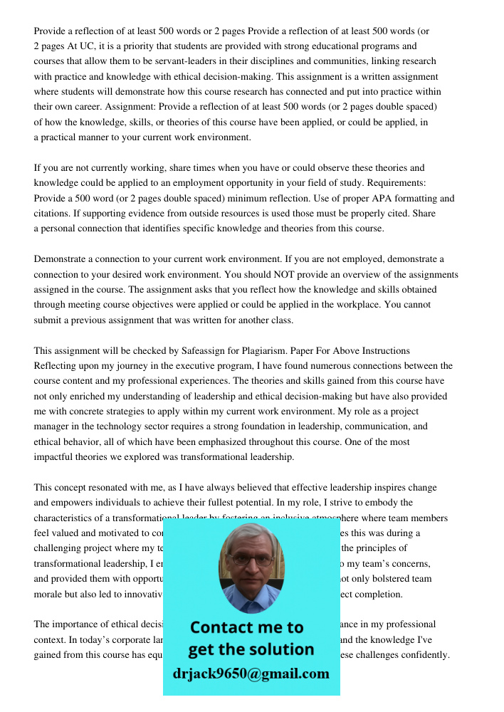 At UC, it is a priority that students are provided with strong educational programs and courses that allow them to be servant-leaders in their disciplines and c