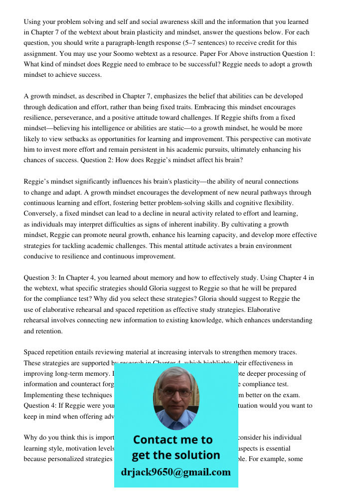 Page 2psy101case Study 3 Week 9type Your Name Heresmarter Decision Using your problem solving and self and social awareness skill and the information that you l