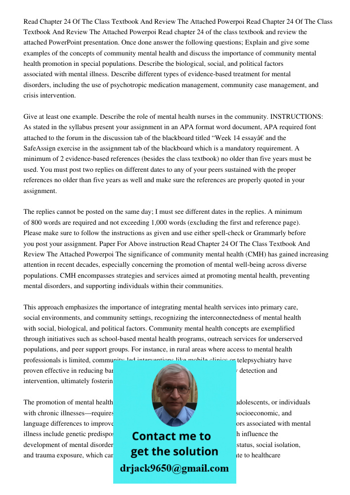 Read chapter 24 of the class textbook and review the attached PowerPoint presentation. Once done answer the following questions; Explain and give some examples 