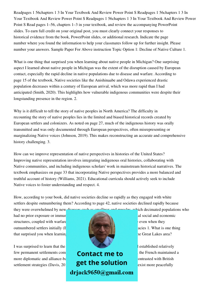 Readpages 1 56chapters 1 3 In Your Textbook And Review Power Point S Read pages 1–56, chapters 1–3 in your textbook, and review the accompanying PowerPoint slid