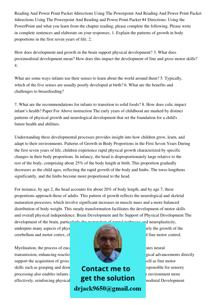 Reading and Power Point Packet #4 Directions: Using the PowerPoint and what you learn from the chapter reading, please complete the following. Please write in c