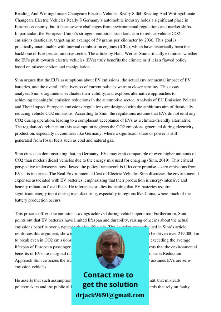 Germany’s automobile industry holds a significant place in Europe's economy, but it faces severe challenges from environmental regulations and market shifts. In