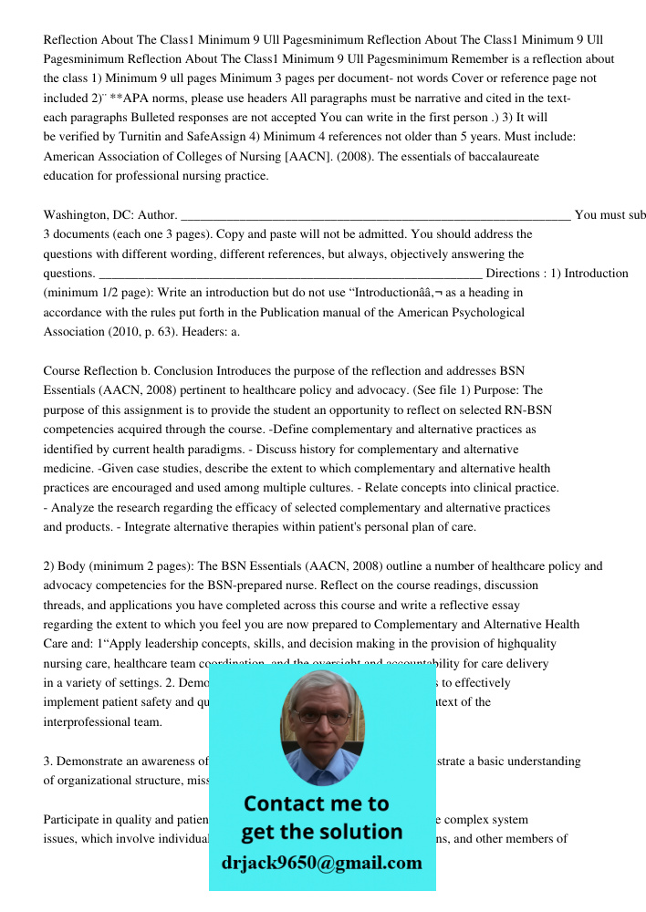 Reflection About The Class1 Minimum 9 Ull Pagesminimum Remember is a reflection about the class 1) Minimum 9 ull pages Minimum 3 pages per document- not words C