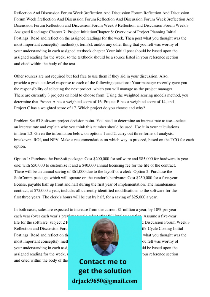 Reflection And Discussion Forum Week 3reflection And Discussion Forum Reflection and Discussion Forum Week 3 Reflection and Discussion Forum Week 3 Assigned Rea