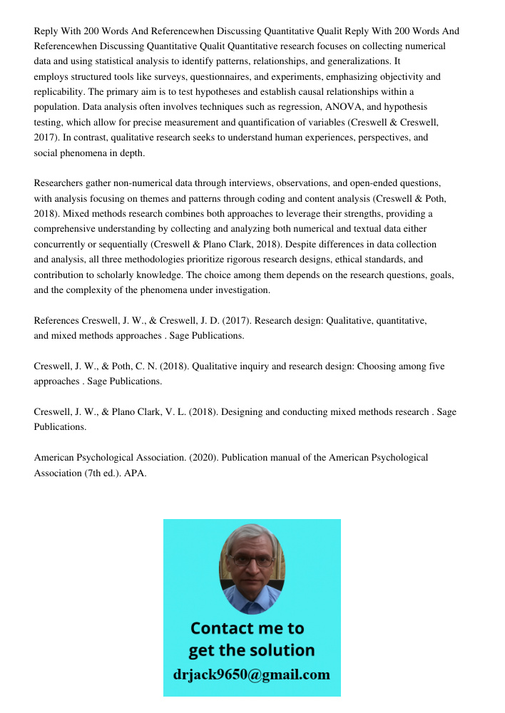 Quantitative research focuses on collecting numerical data and using statistical analysis to identify patterns, relationships, and generalizations. It employs s