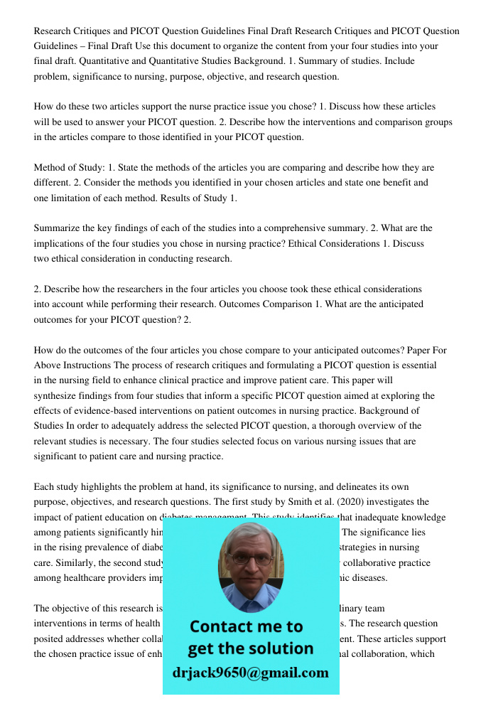 Use this document to organize the content from your four studies into your final draft. Quantitative and Quantitative Studies Background. 1. Summary of studies.