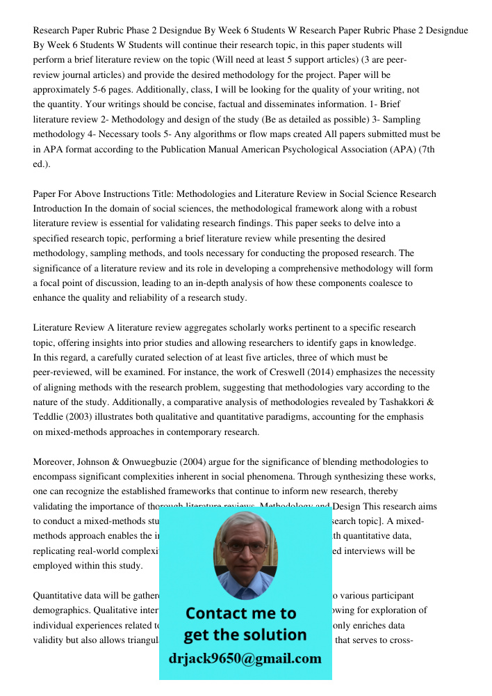 Students will continue their research topic, in this paper students will perform a brief literature review on the topic (Will need at least 5 support articles) 