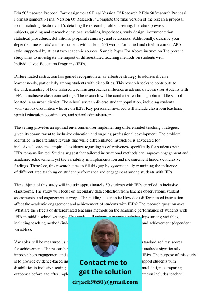 Complete the final version of the research proposal form, including Sections 1-16, detailing the research problem, setting, literature preview, subjects, guidin