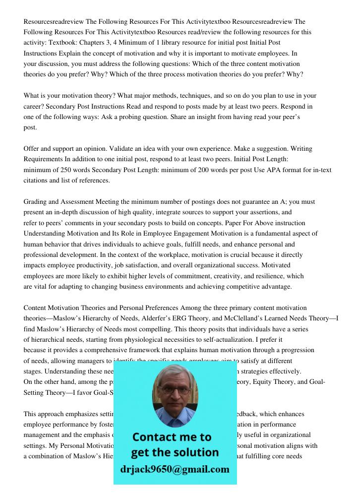 Resources read/review the following resources for this activity: Textbook: Chapters 3, 4 Minimum of 1 library resource for initial post Initial Post Instruction