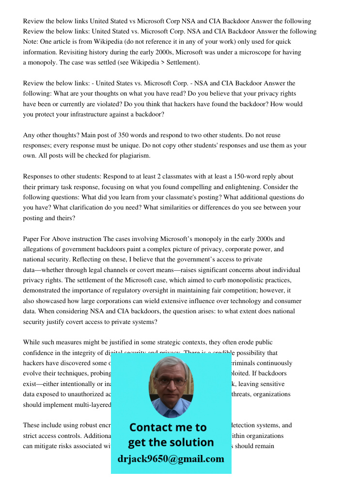 Note: One article is from Wikipedia (do not reference it in any of your work) only used for quick information. Revisiting history during the early 2000s, Micros