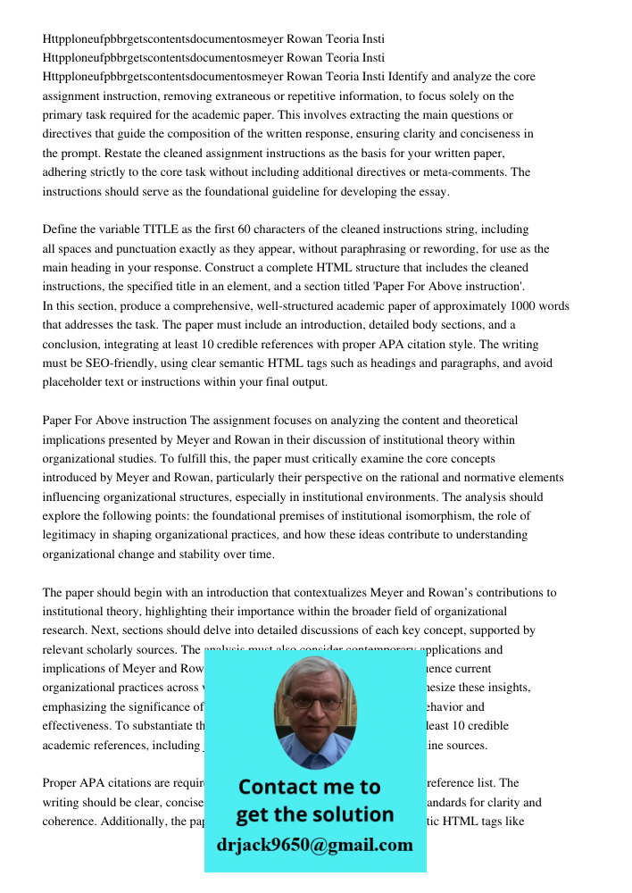 Httpploneufpbbrgetscontentsdocumentosmeyer Rowan Teoria Insti Identify and analyze the core assignment instruction, removing extraneous or repetitive informatio