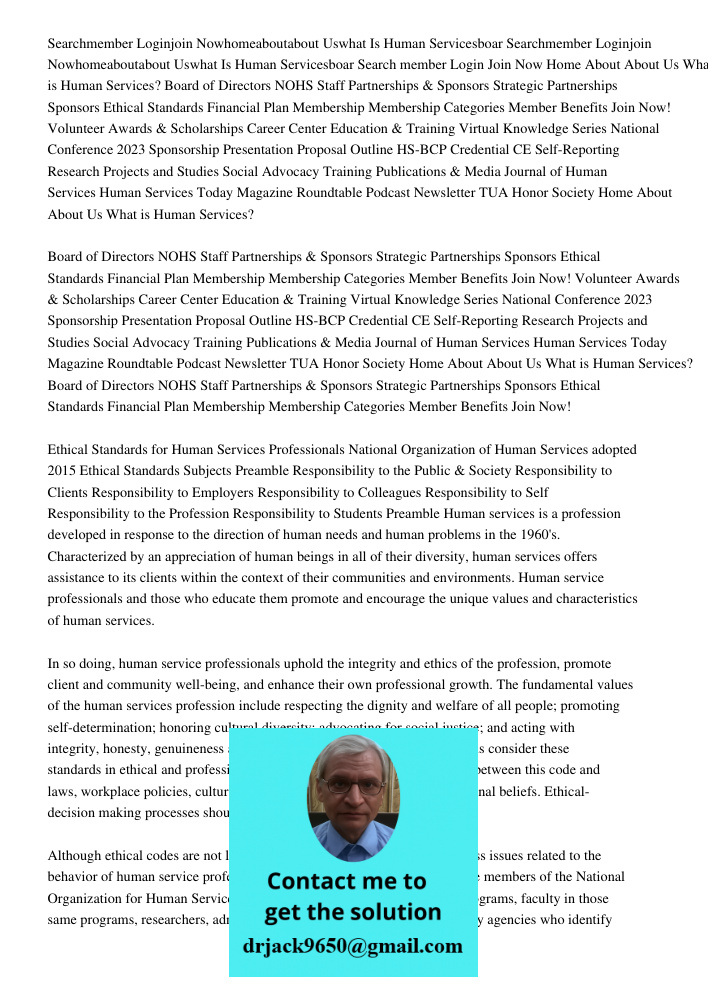 Search member Login Join Now Home About About Us What is Human Services? Board of Directors NOHS Staff Partnerships & Sponsors Strategic Partnerships Sponsors E