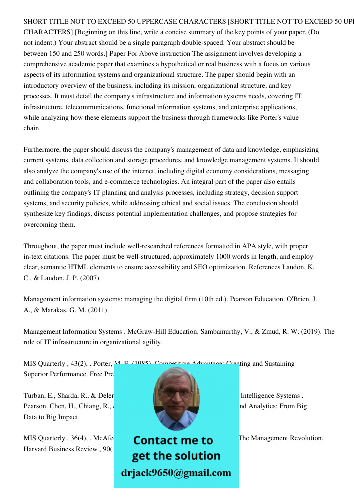 [Beginning on this line, write a concise summary of the key points of your paper. (Do not indent.) Your abstract should be a single paragraph double-spaced. You