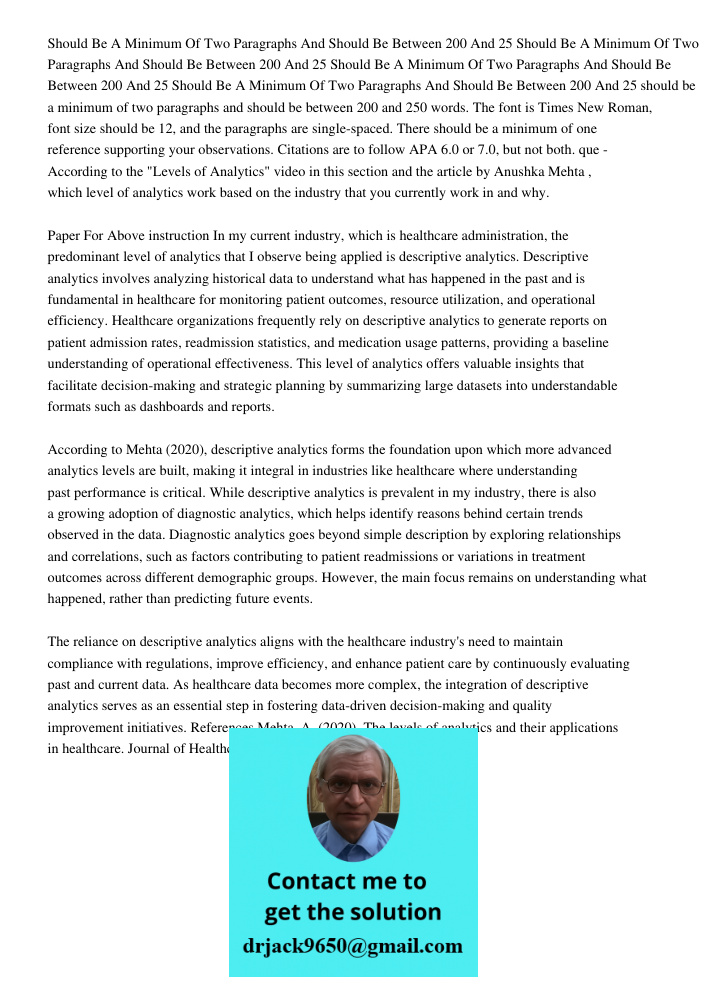 Should Be A Minimum Of Two Paragraphs And Should Be Between 200 And 25 Should Be A Minimum Of Two Paragraphs And Should Be Between 200 And 25 should be a minimu