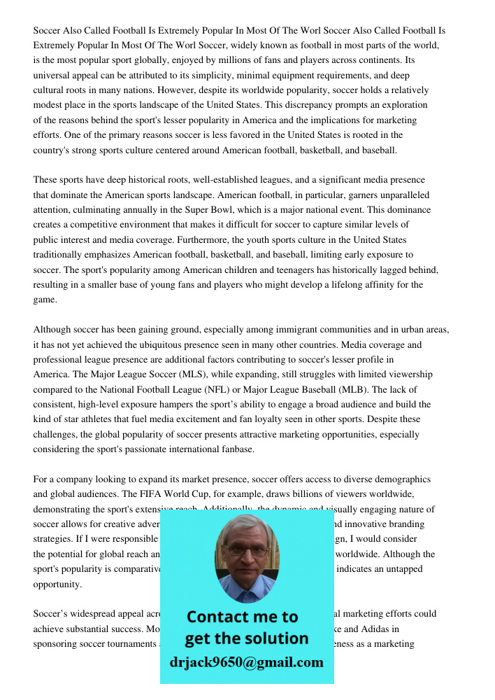 Soccer, widely known as football in most parts of the world, is the most popular sport globally, enjoyed by millions of fans and players across continents. Its 