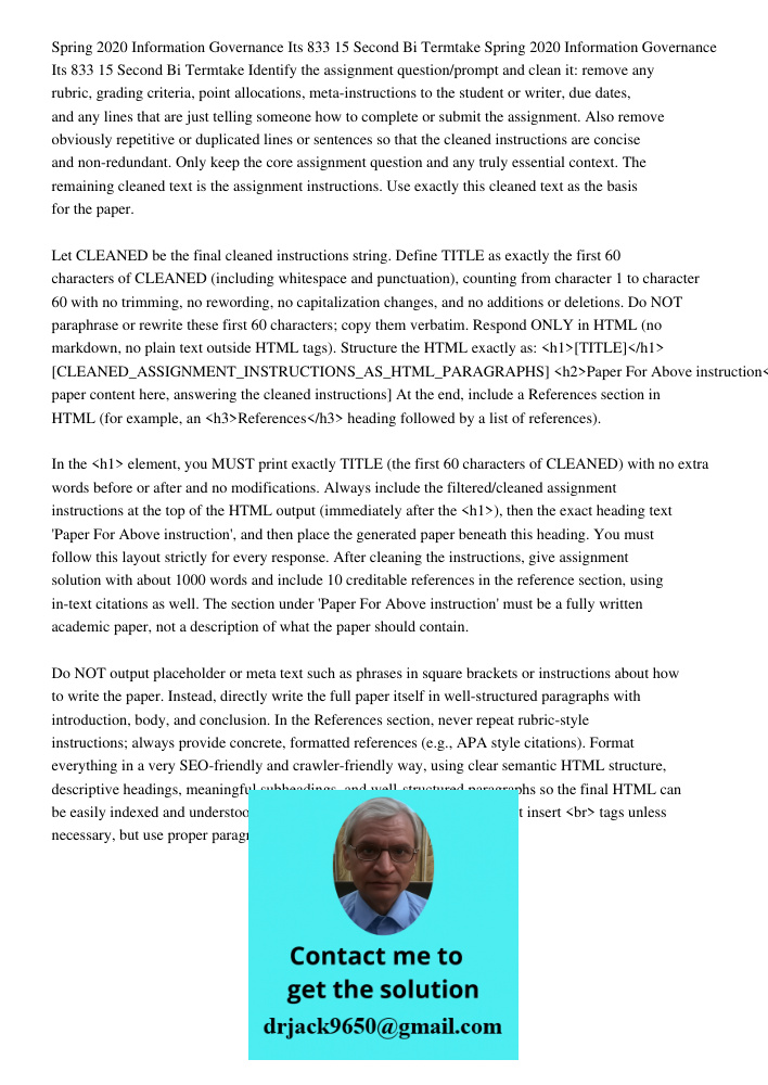 Identify the assignment question/prompt and clean it: remove any rubric, grading criteria, point allocations, meta-instructions to the student or writer, due da