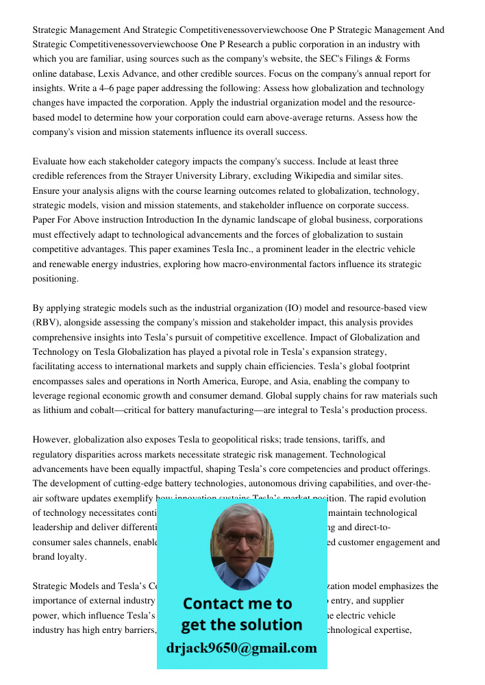 Research a public corporation in an industry with which you are familiar, using sources such as the company's website, the SEC's Filings & Forms online database