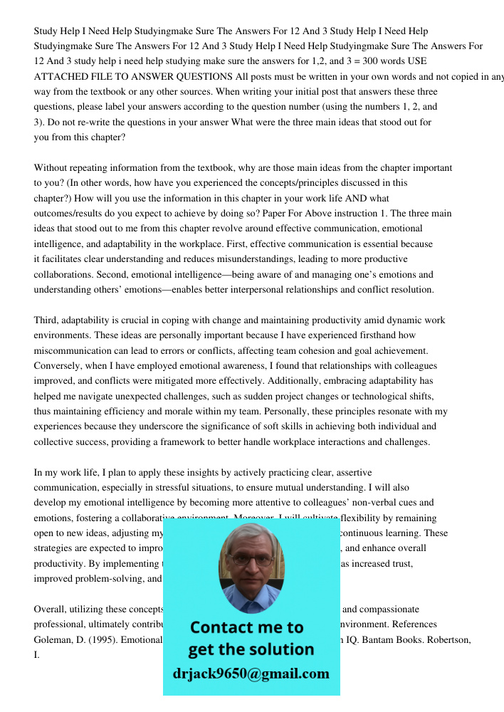 Study Help I Need Help Studyingmake Sure The Answers For 12 And 3 study help i need help studying make sure the answers for 1,2, and 3 = 300 words USE ATTACHED 