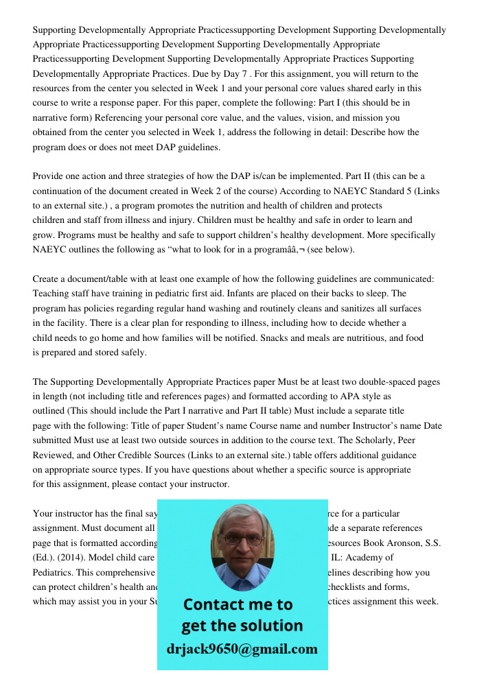 Supporting Developmentally Appropriate Practicessupporting Development Supporting Developmentally Appropriate Practices Supporting Developmentally Appropriate P