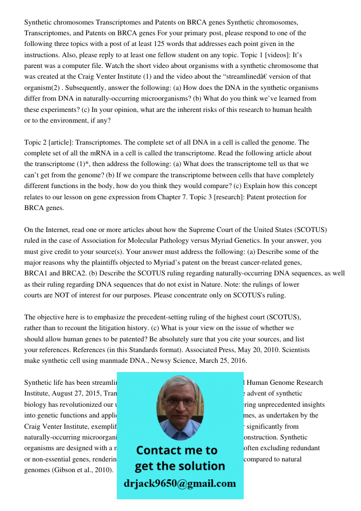 For your primary post, please respond to one of the following three topics with a post of at least 125 words that addresses each point given in the instructions