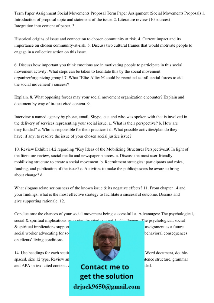 1. Introduction of proposal topic and statement of the issue. 2. Literature review (10 sources) Integration into content of paper. 3. Historical origins of issu