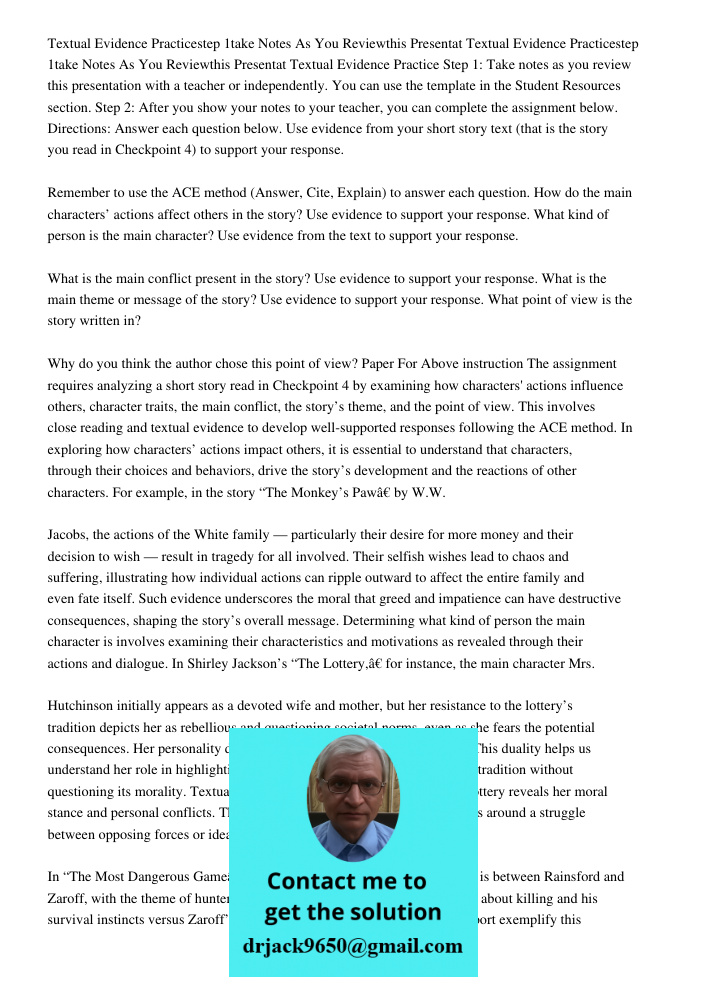 Textual Evidence Practice Step 1: Take notes as you review this presentation with a teacher or independently. You can use the template in the Student Resources 
