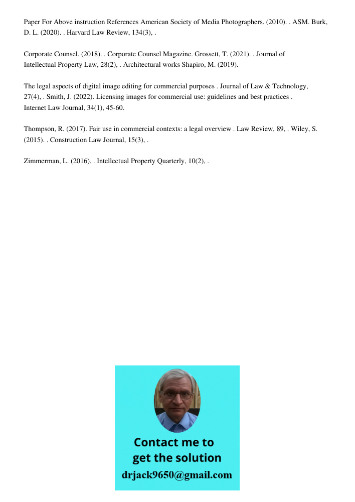 The Following Are Two Scenarios That Involve Copyright Law For Any On The following are two scenarios that involve copyright law for any one of them. Scenario 1