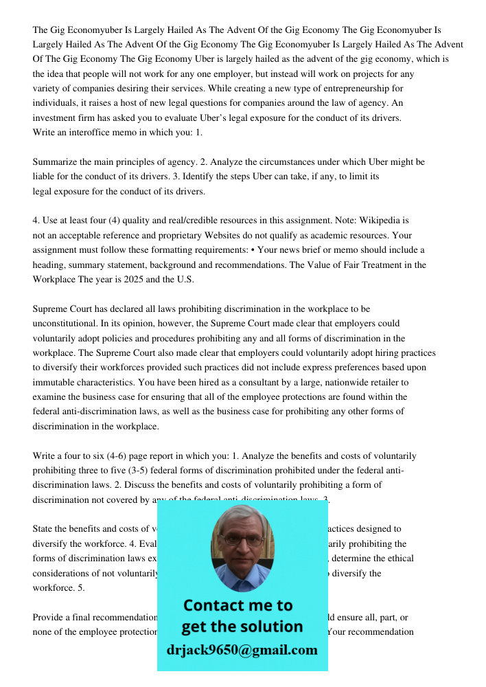 The Gig Economyuber Is Largely Hailed As The Advent Of The Gig Economy The Gig Economy Uber is largely hailed as the advent of the gig economy, which is the ide
