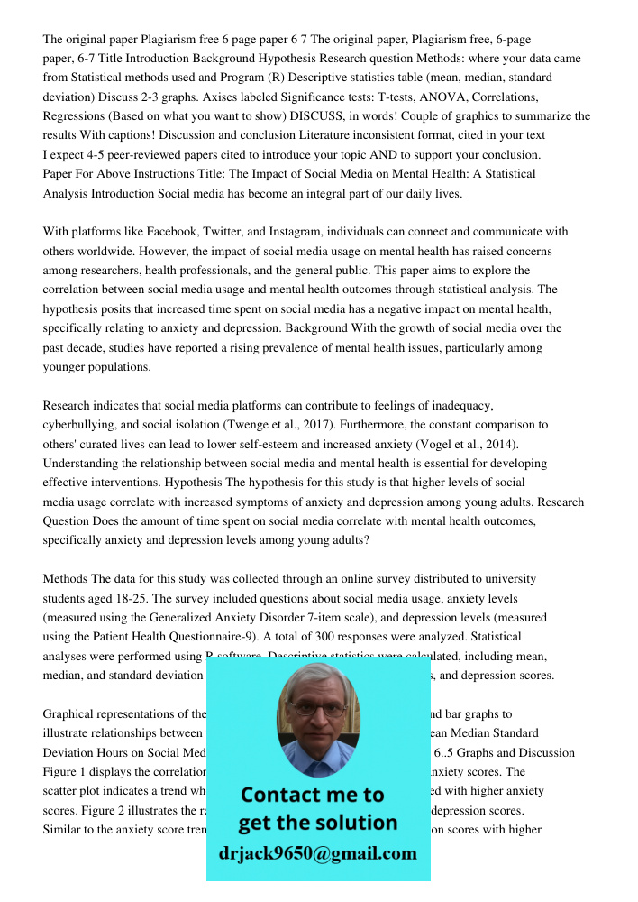 Title Introduction Background Hypothesis Research question Methods: where your data came from Statistical methods used and Program (R) Descriptive statistics ta