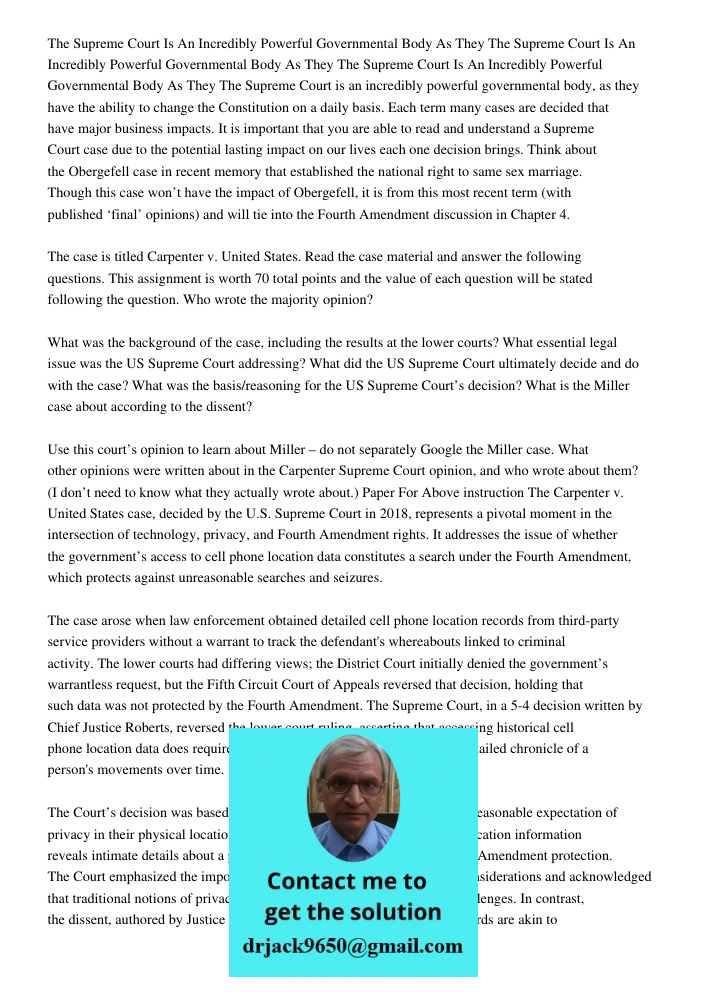 The Supreme Court Is An Incredibly Powerful Governmental Body As They The Supreme Court is an incredibly powerful governmental body, as they have the ability to