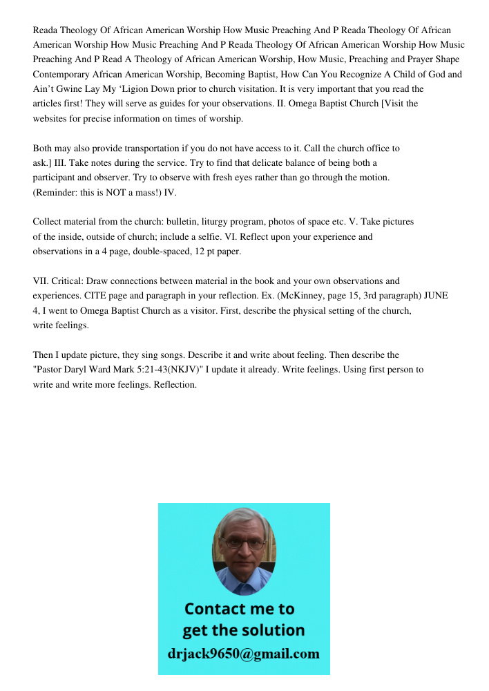 Reada Theology Of African American Worship How Music Preaching And P Read A Theology of African American Worship, How Music, Preaching and Prayer Shape Contempo