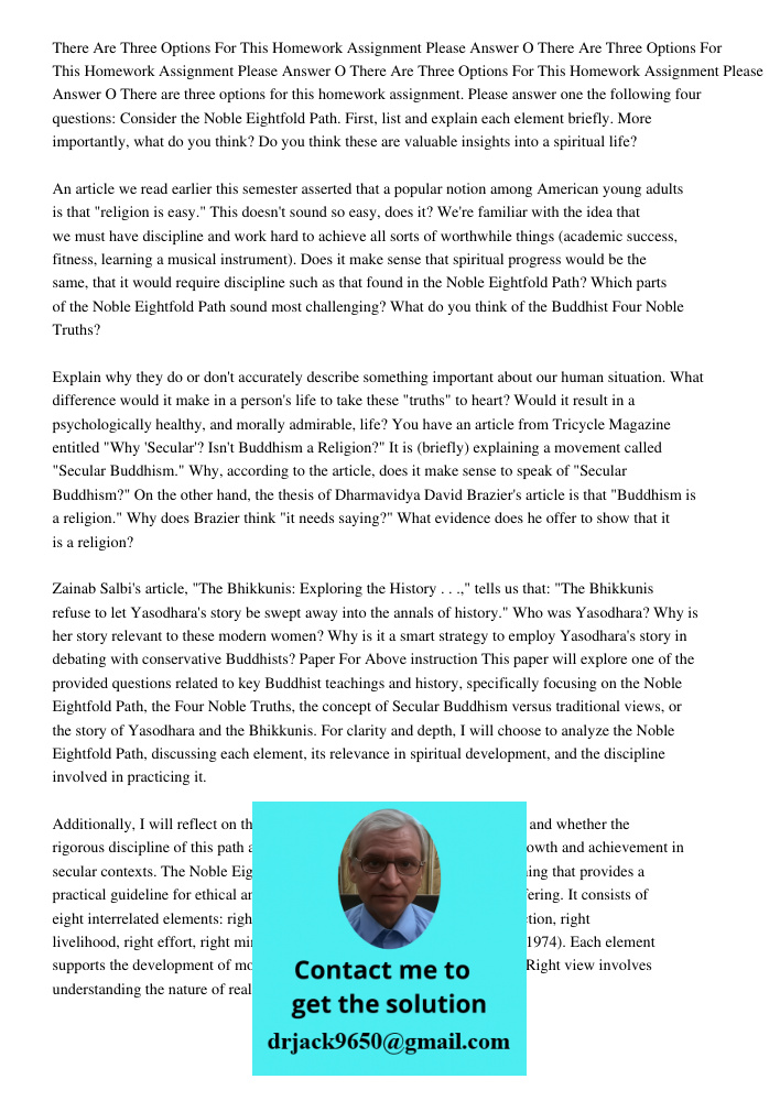 There Are Three Options For This Homework Assignment Please Answer O There are three options for this homework assignment. Please answer one the following four 