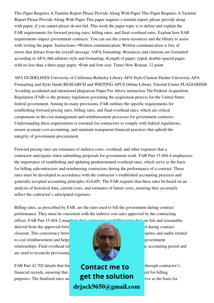 This paper requires a turnitin report, please provide along with paper, if you cannot please do not bid. This week the paper topic is to define and explain the 