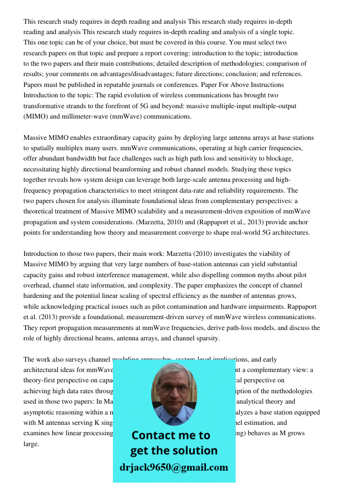 This research study requires in-depth reading and analysis of a single topic. This one topic can be of your choice, but must be covered in this course. You must