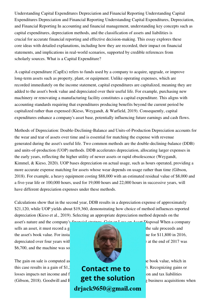 Understanding Capital Expenditures Depreciation and Financial Reporting In accounting and financial management, understanding key concepts such as capital expen