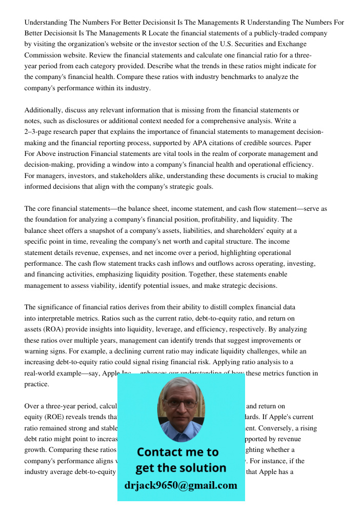 Locate the financial statements of a publicly-traded company by visiting the organization's website or the investor section of the U.S. Securities and Exchange 