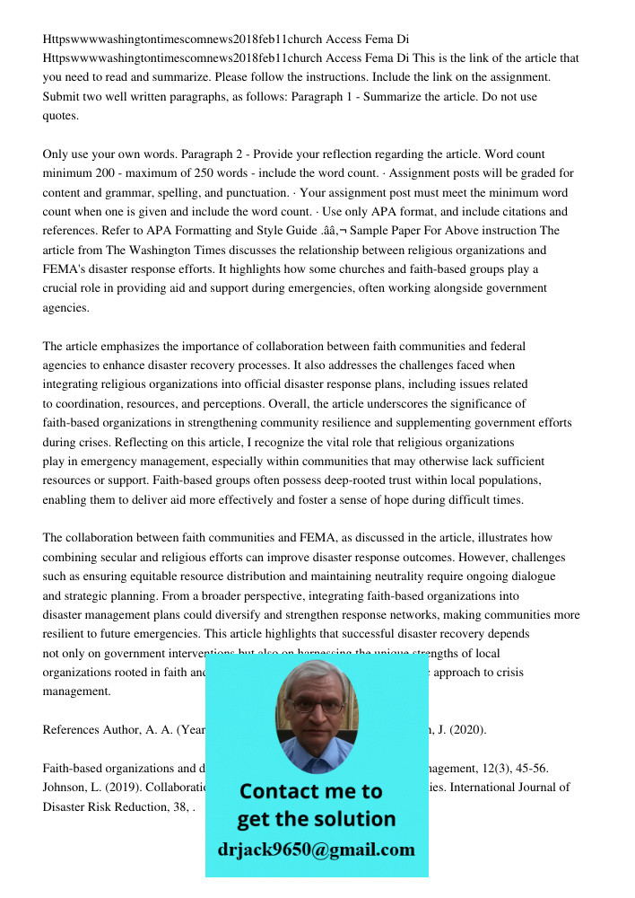 This is the link of the article that you need to read and summarize. Please follow the instructions. Include the link on the assignment. Submit two well written