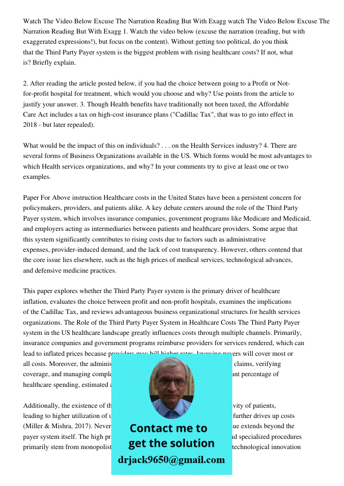 1. Watch the video below (excuse the narration (reading, but with exaggerated expressions!), but focus on the content). Without getting too political, do you th