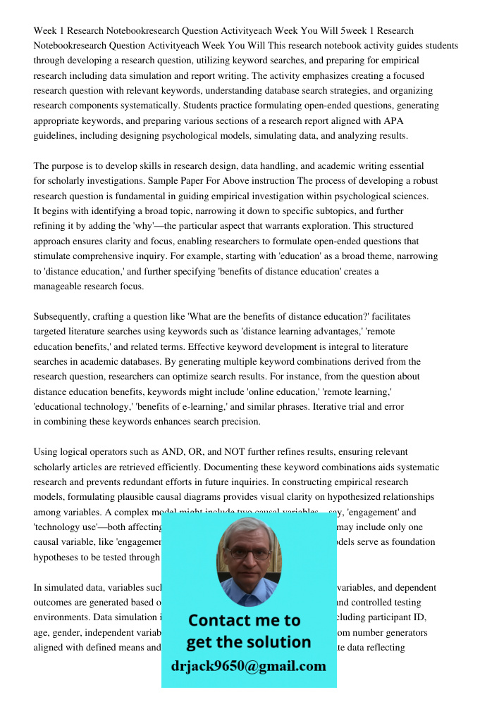 This research notebook activity guides students through developing a research question, utilizing keyword searches, and preparing for empirical research includi